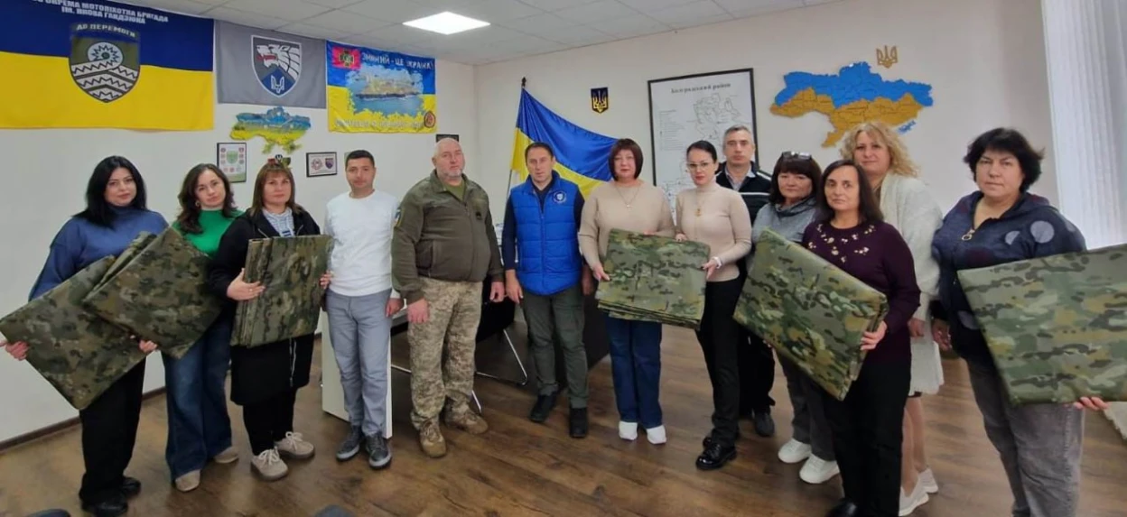 Болградська РДА передала військовим 122-го батальйону плащі-«невидимки»