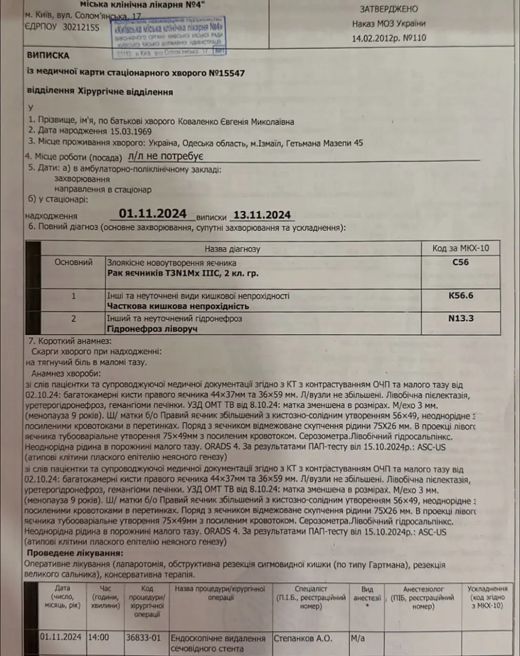 Ізмаїл просить про допомогу: працівниці дитсадка потрібні кошти на завершальну операцію