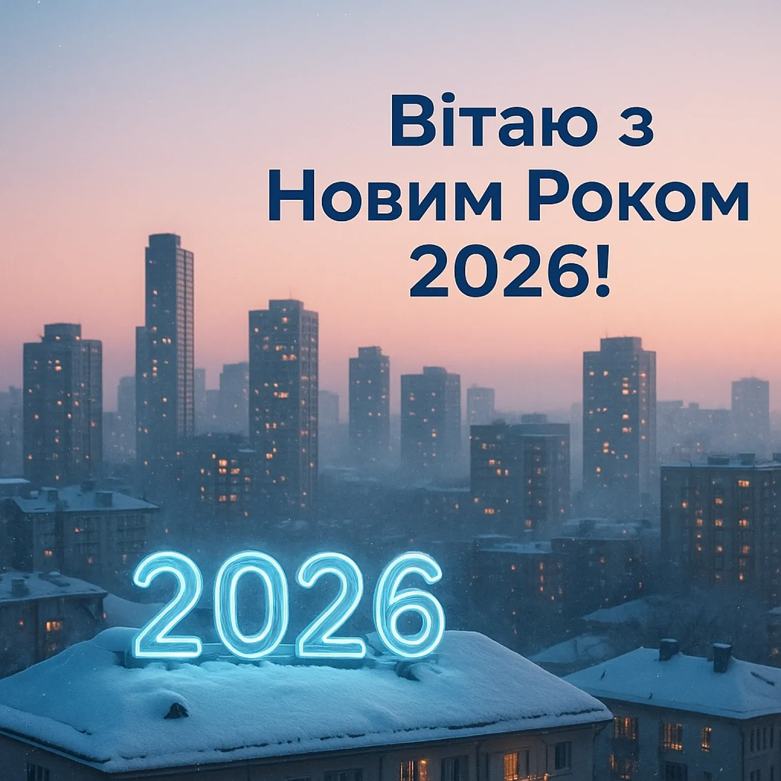 Привітання з новим роком 2026