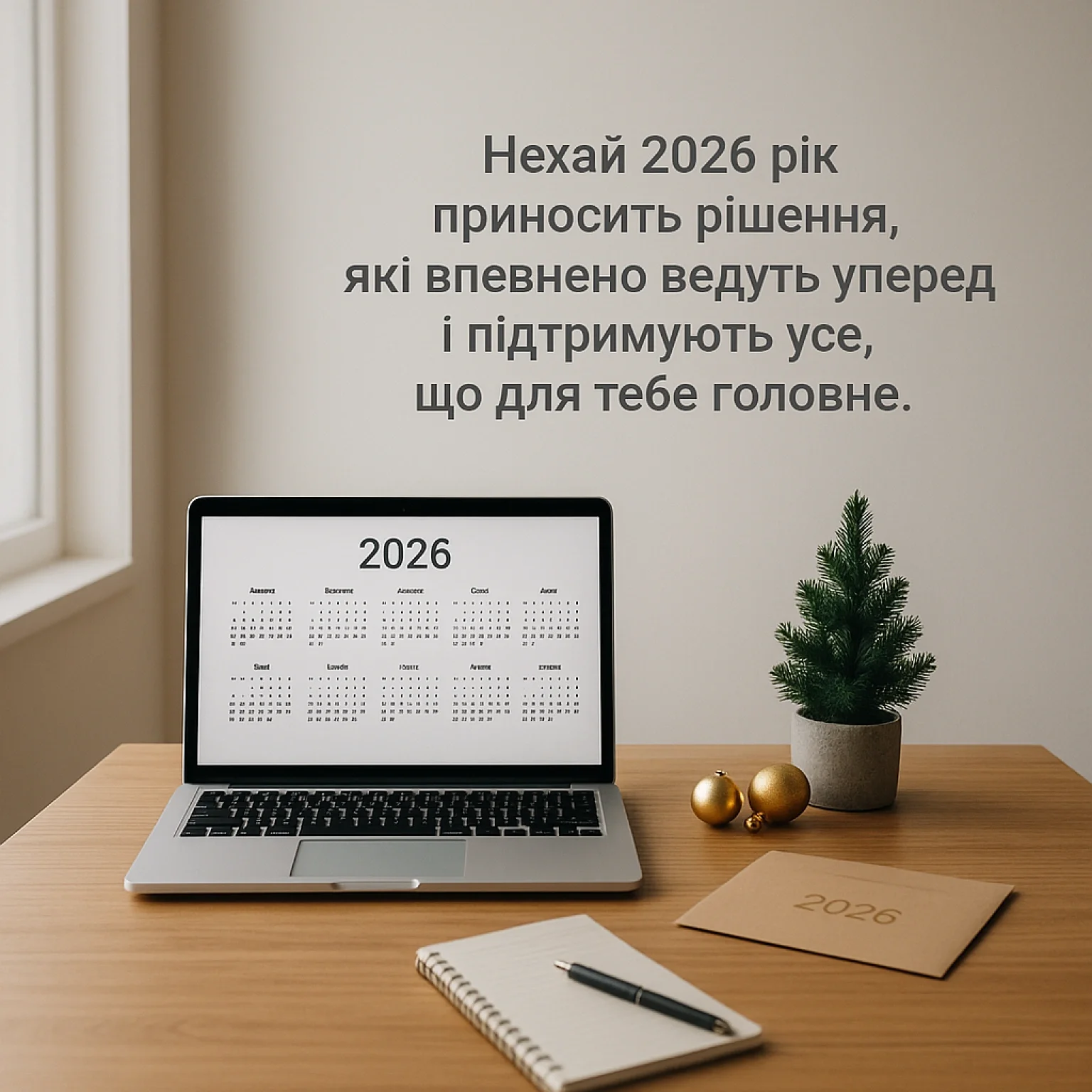 Привітання з новим роком 2026