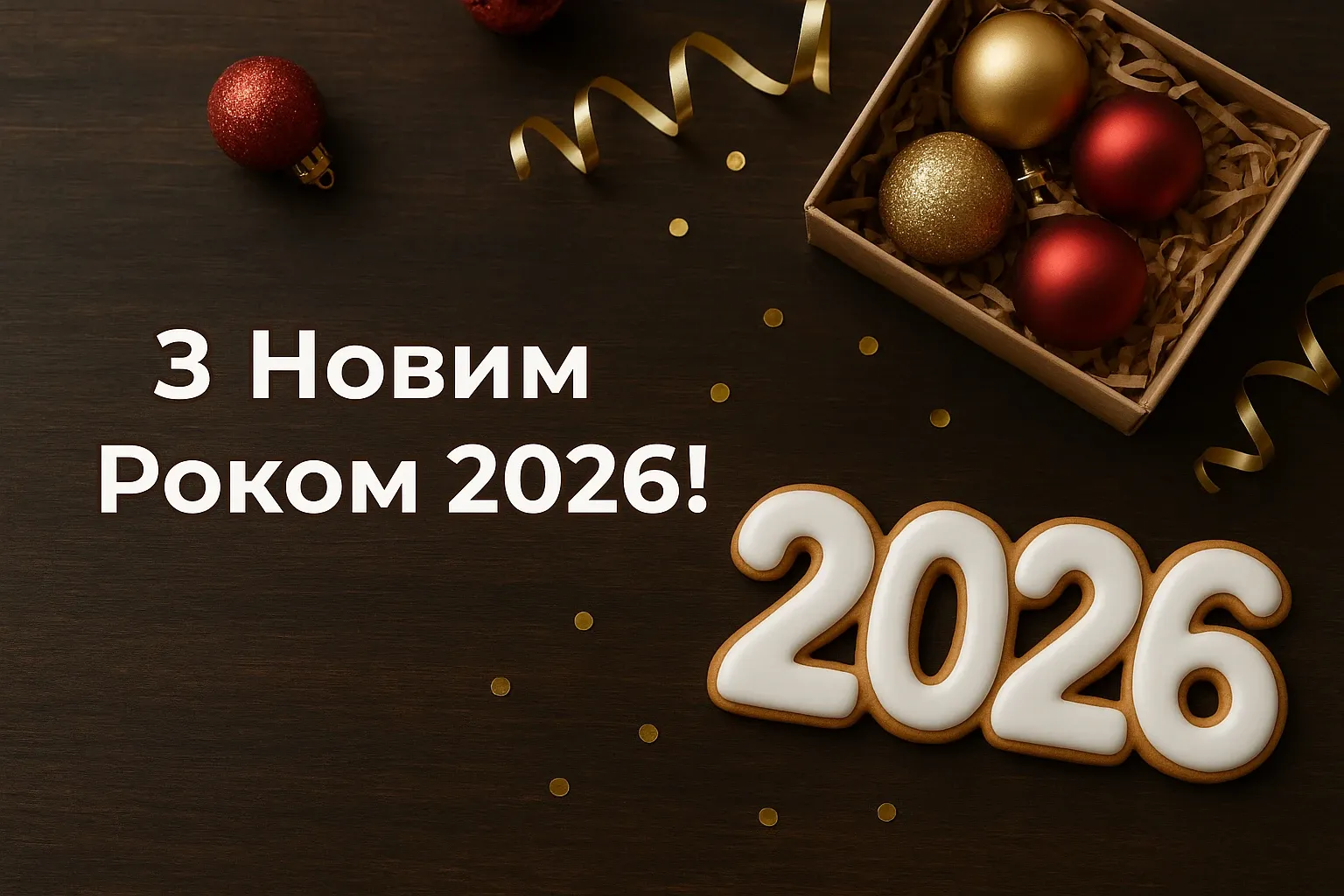 Привітання з новим роком 2026