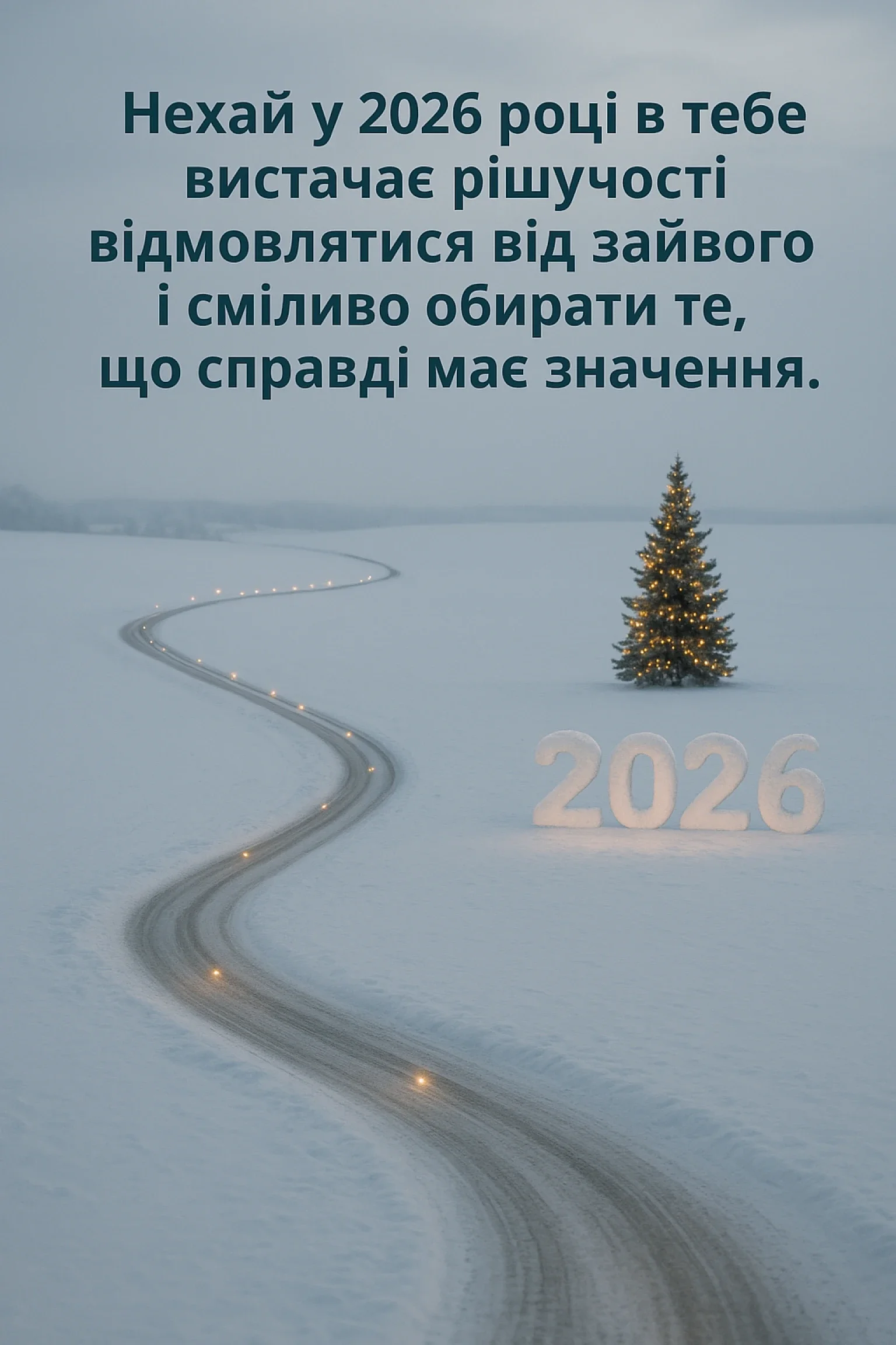 Привітання з новим роком 2026