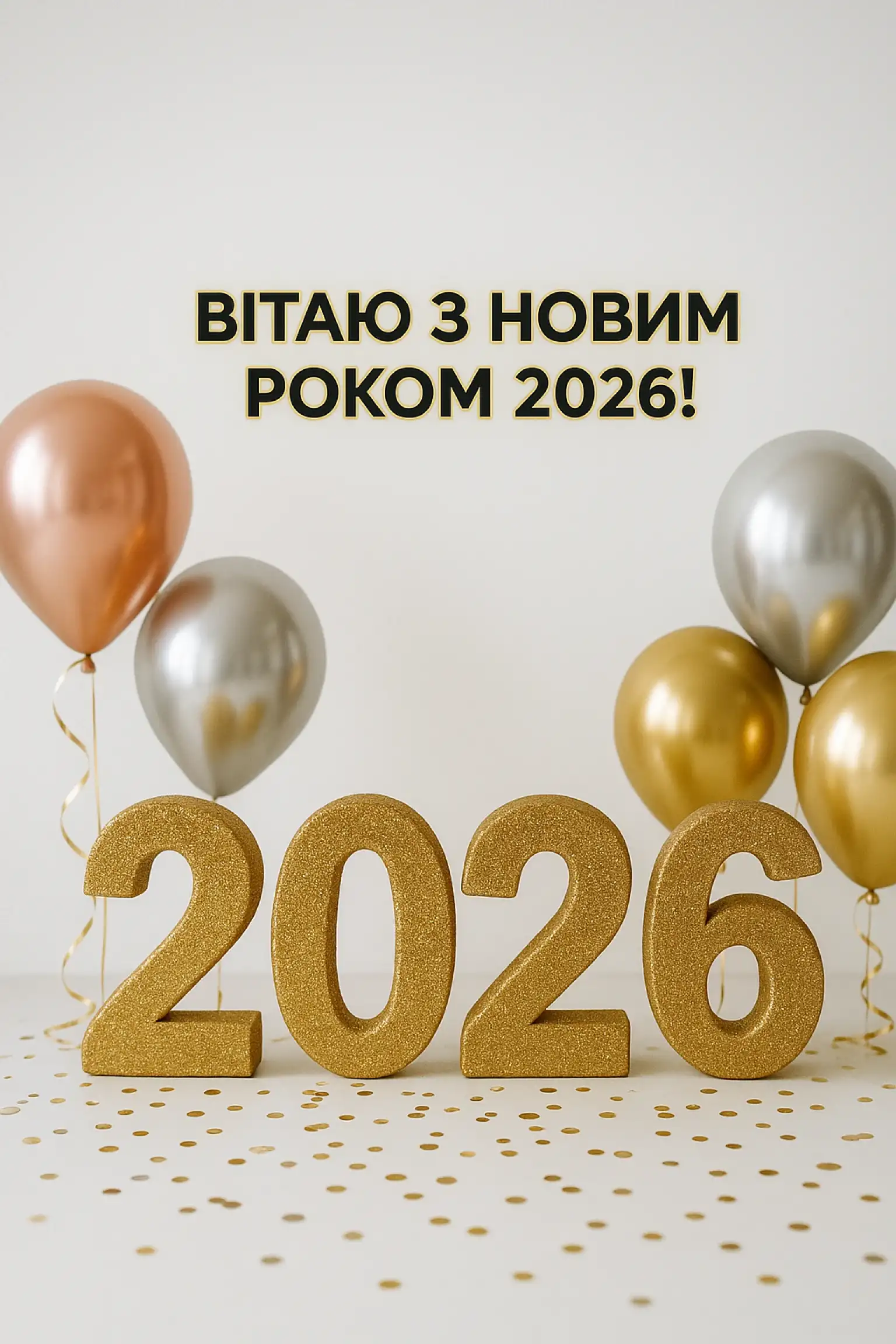 Привітання з новим роком 2026