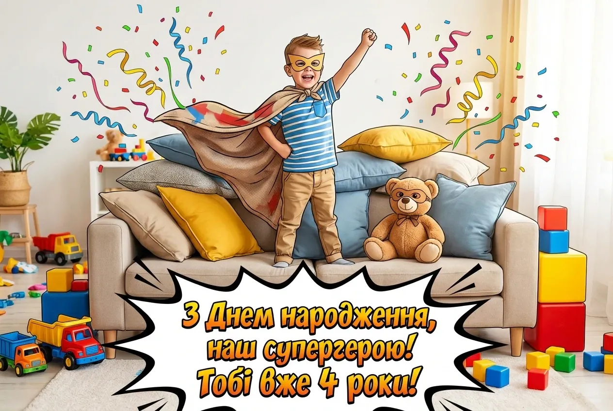 вітання з днем народження 4 роки Привітання з днем народження на 4 роки дівчинці та хлопчику