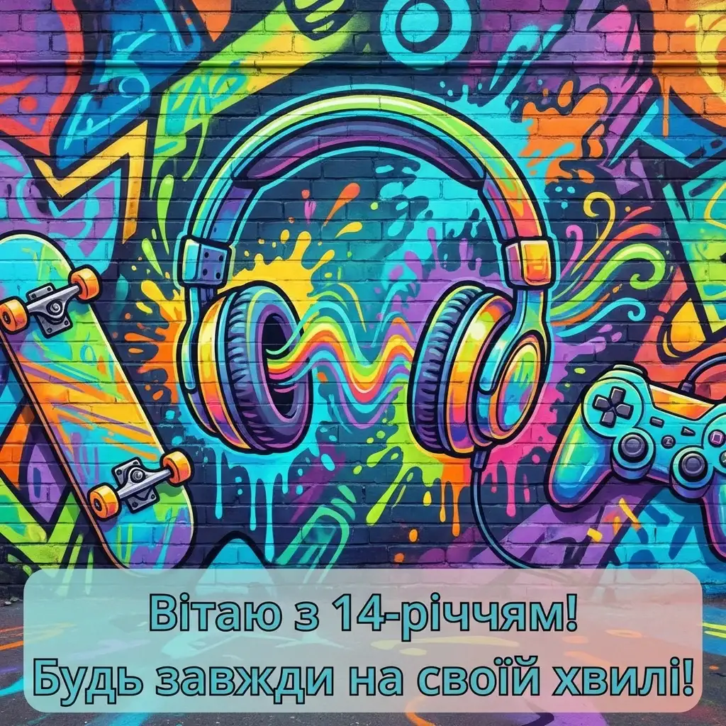 з днем народження підлітку хлопцю 14 років