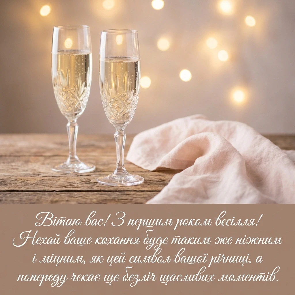 1 рік весілля