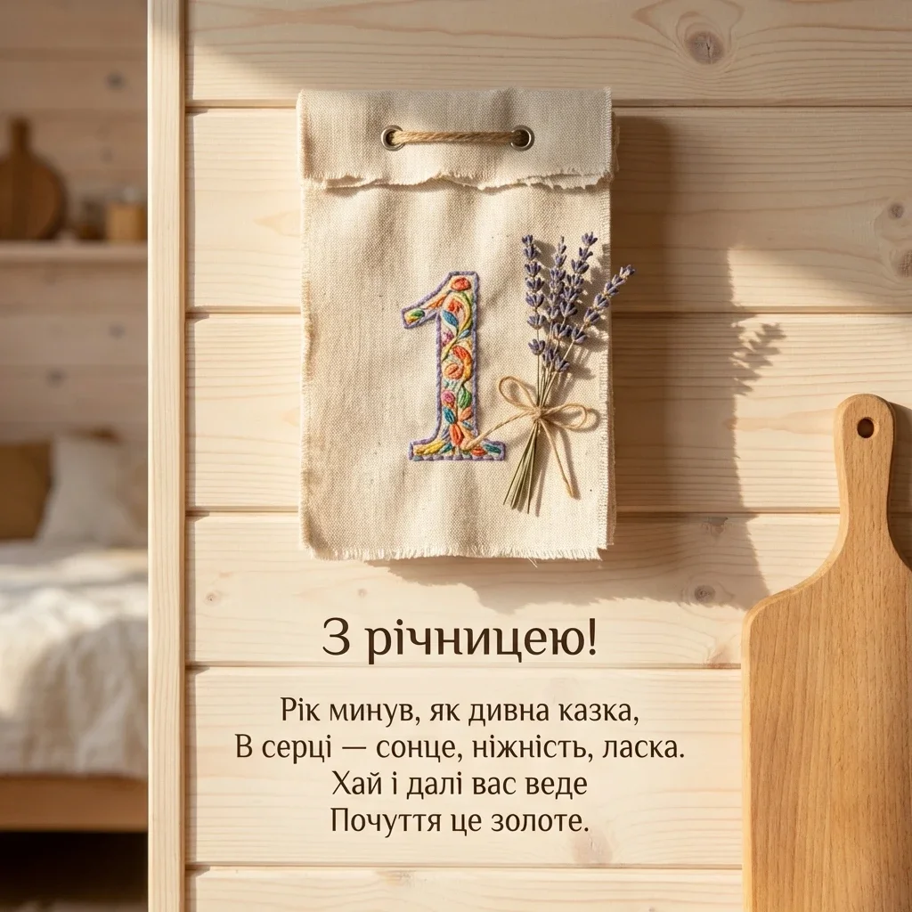 1 рік весілля