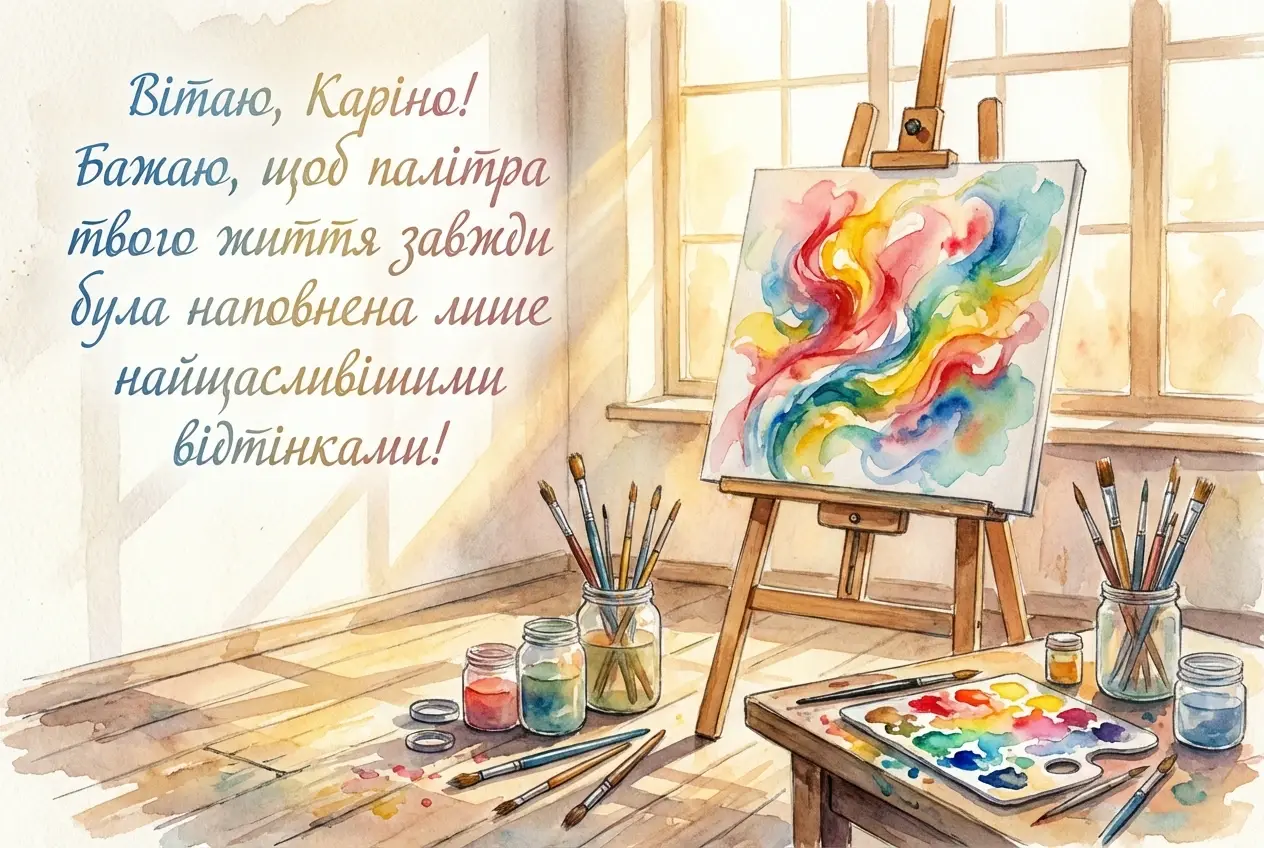з днем народження Каріна