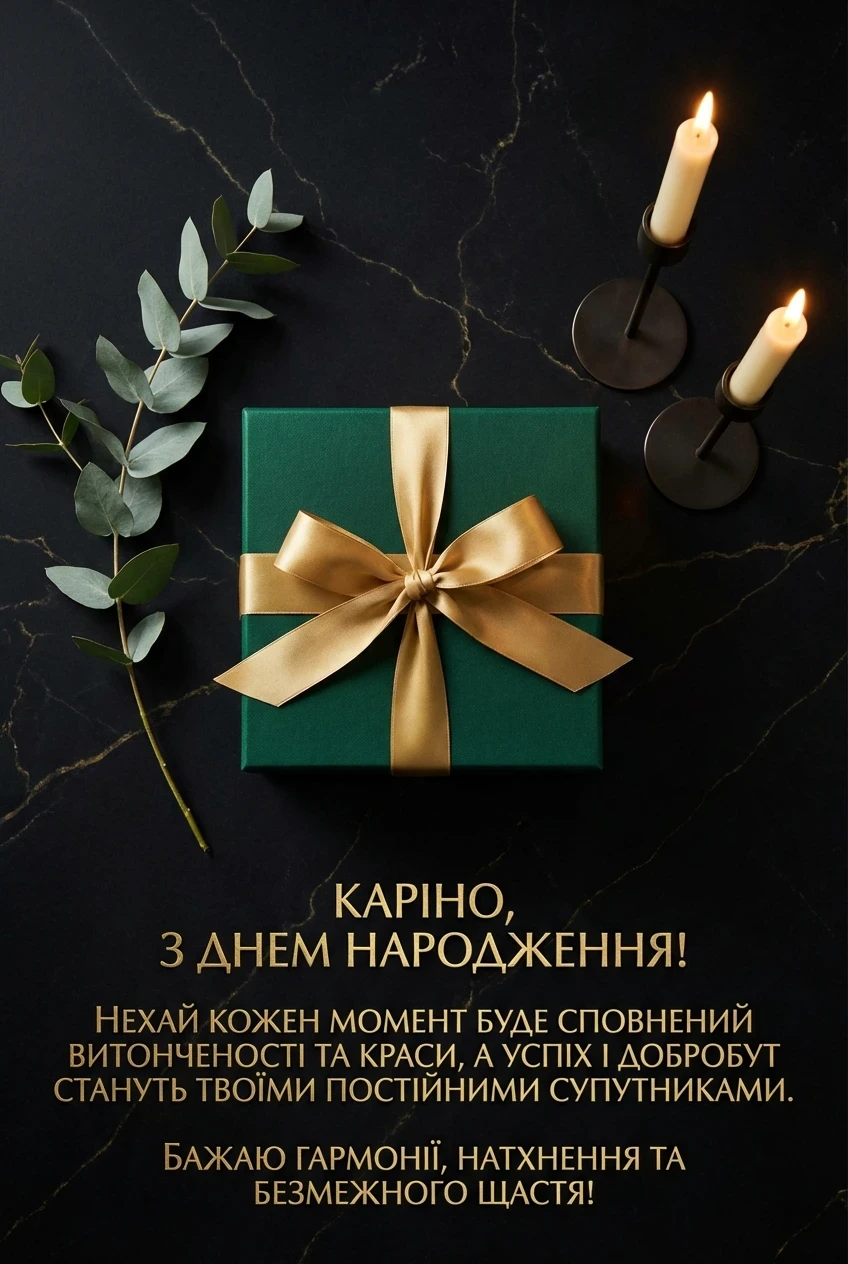 з днем народження Каріна