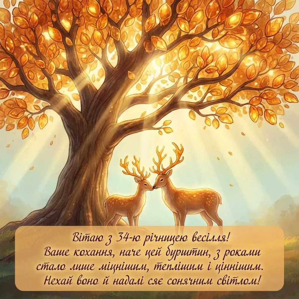 34 роки весілля