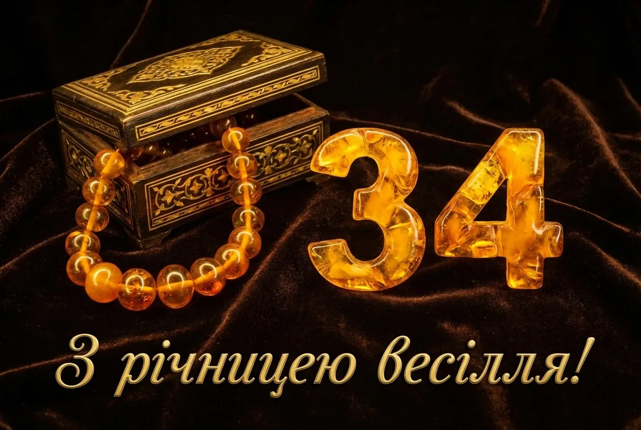 34 роки весілля
