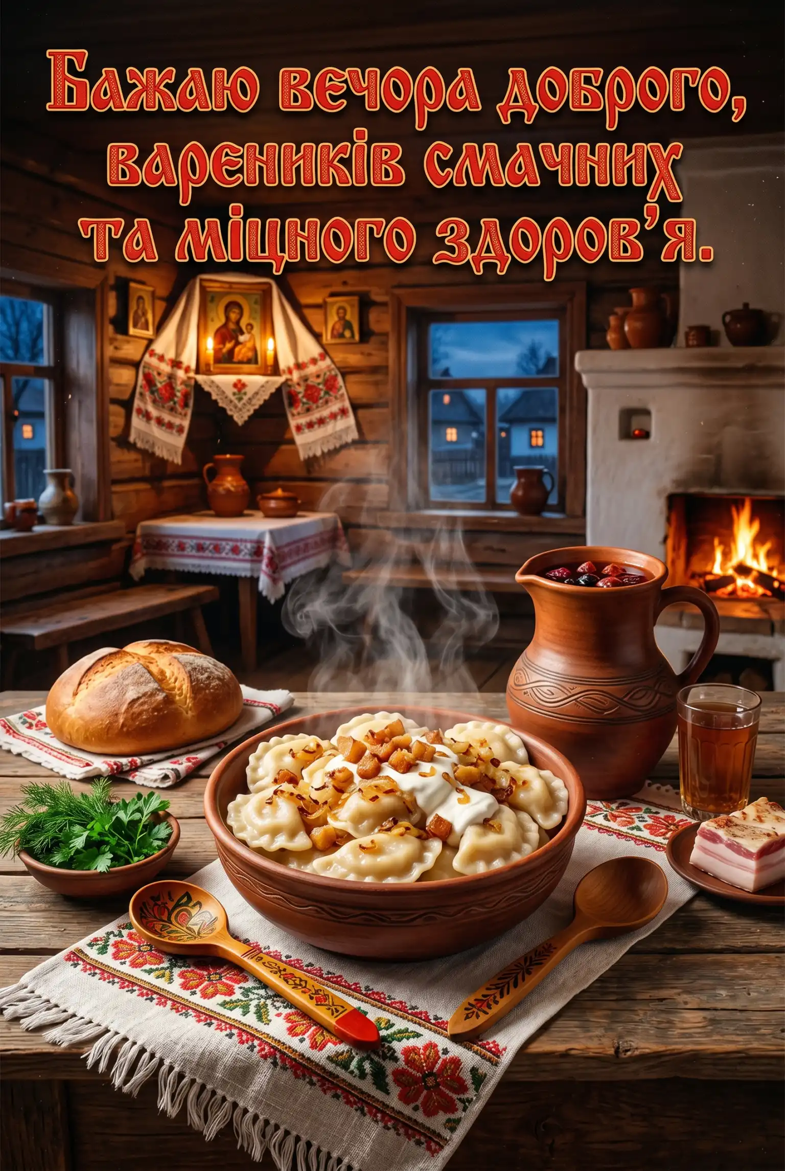 Вечора доброго: найтепліші картинки та душевні листівки для затишного настрою