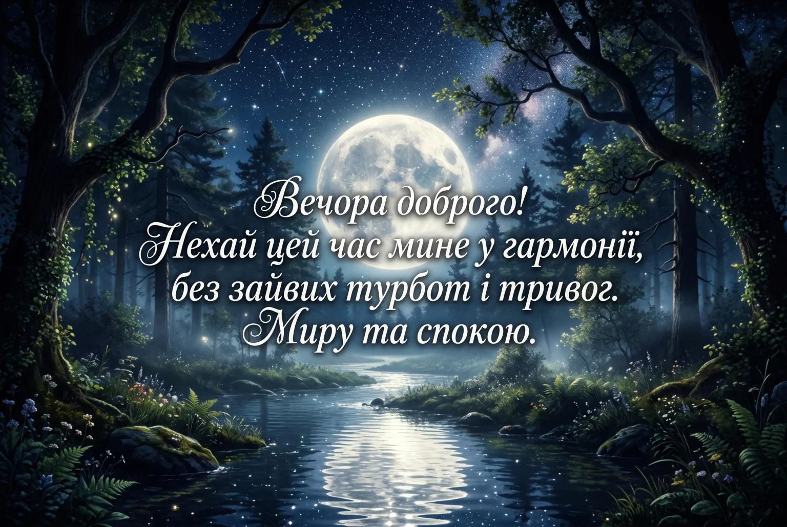 Вечора доброго: найтепліші картинки та душевні листівки для затишного настрою