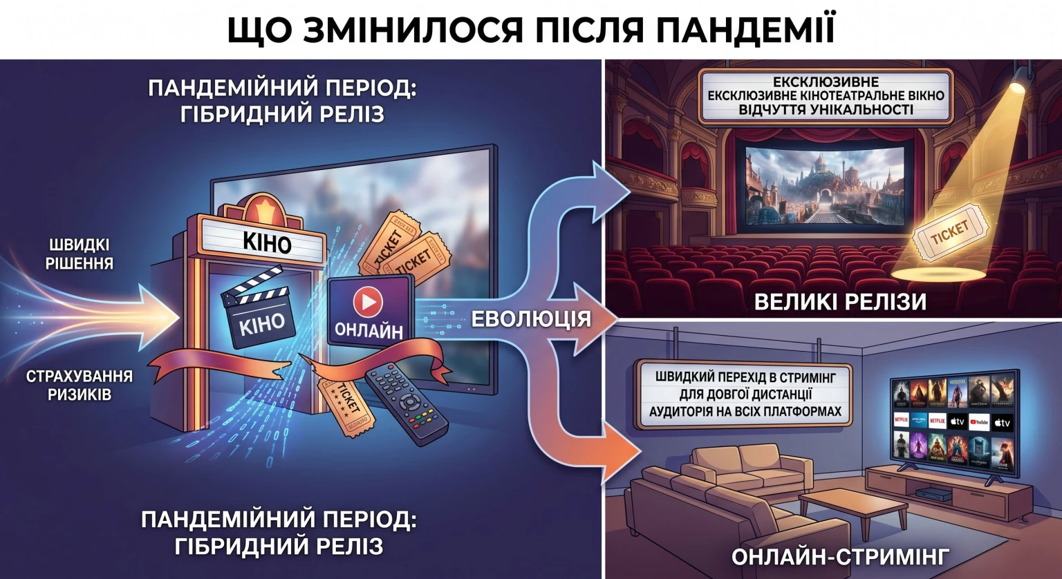 Кінотеатри знову просять часу: чому вікно ексклюзивності повернулося в центр розмови
