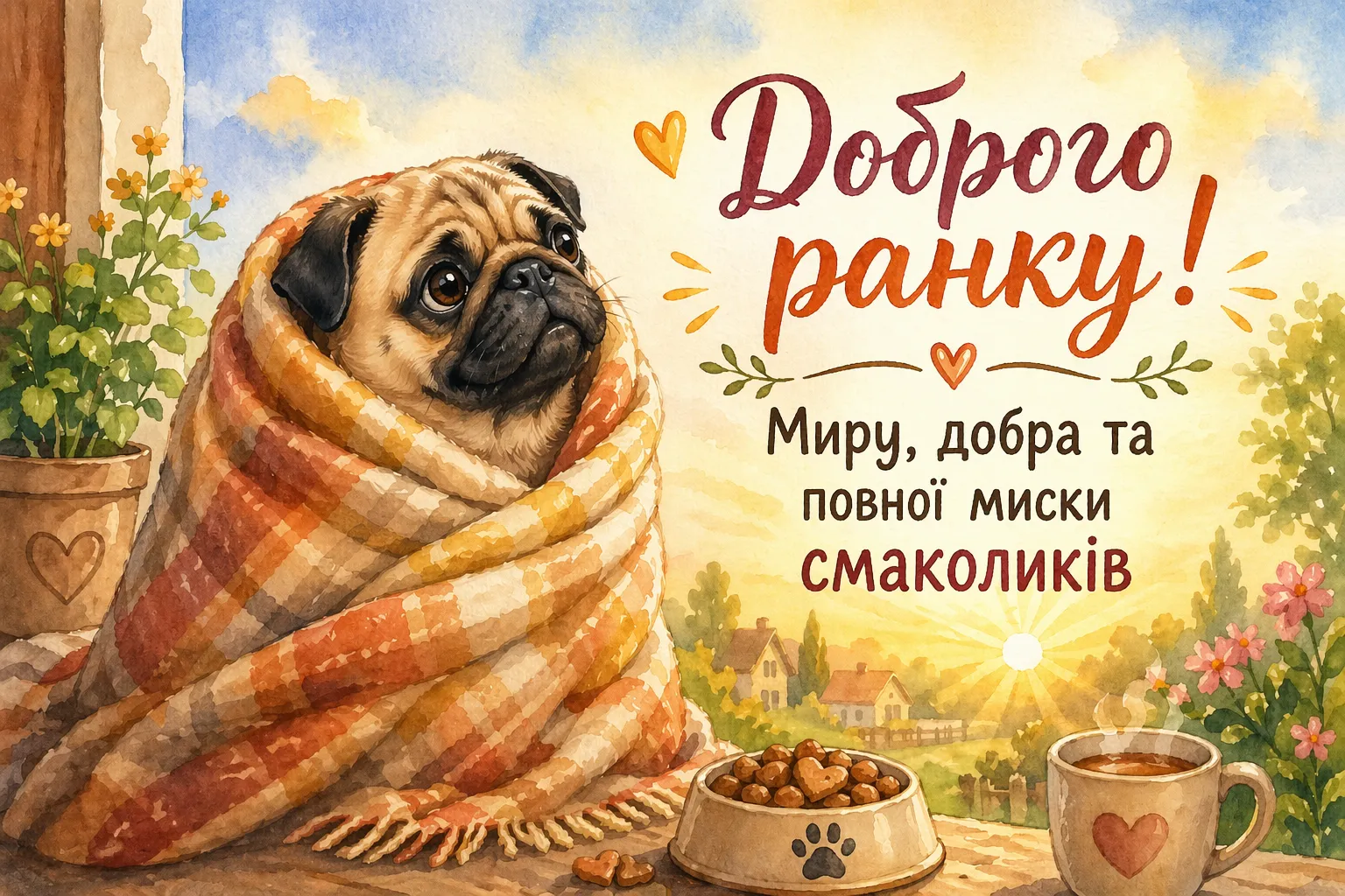 Доброго ранку: прикольні картинки для гарного настрою та бадьорого дня