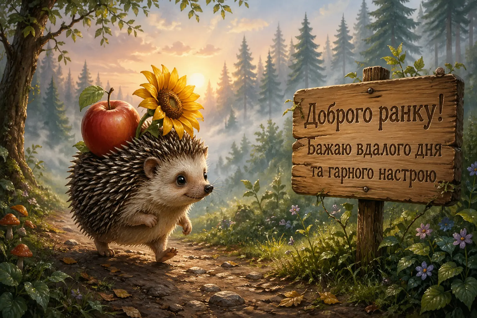 Листівки доброго ранку: душевні та красиві привітання для гарного настрою
