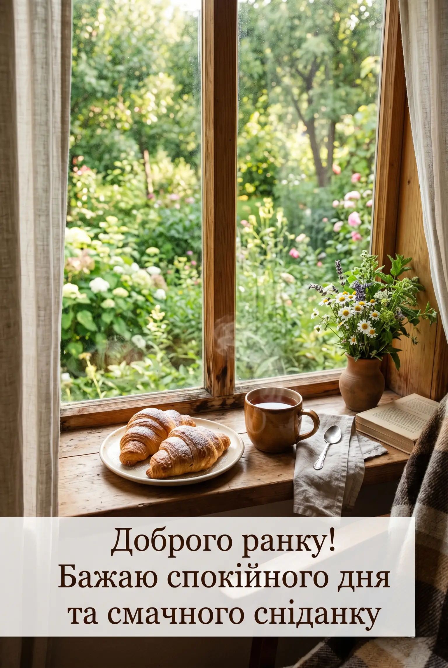 Листівки доброго ранку: душевні та красиві привітання для гарного настрою