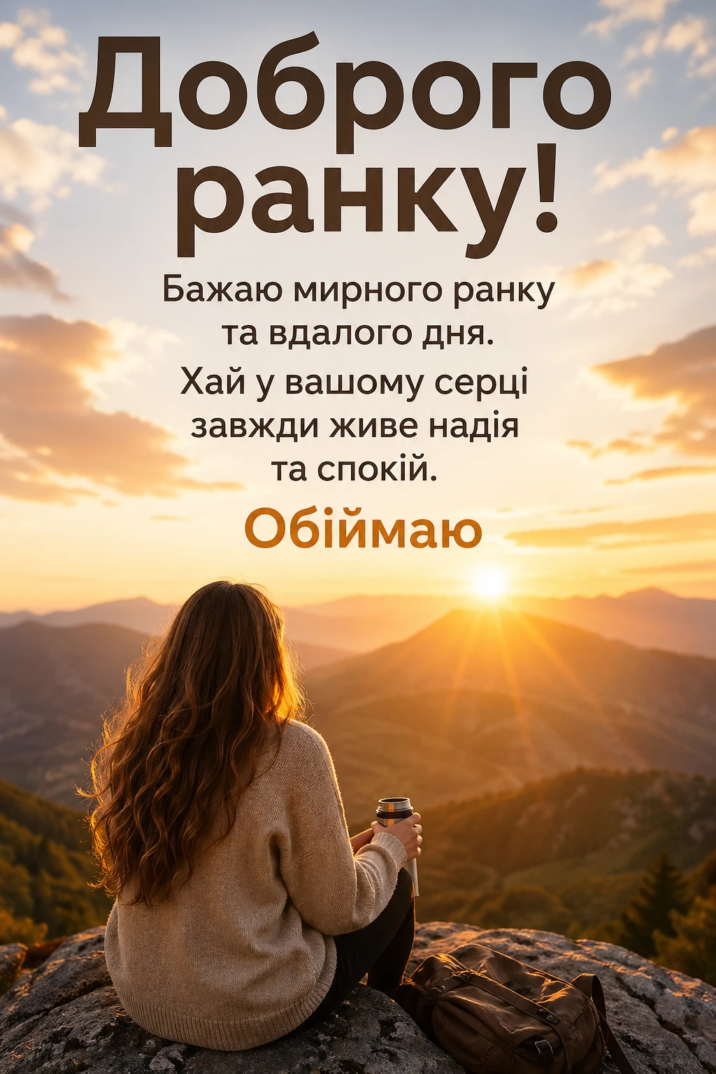 Листівки доброго ранку: душевні та красиві привітання для гарного настрою