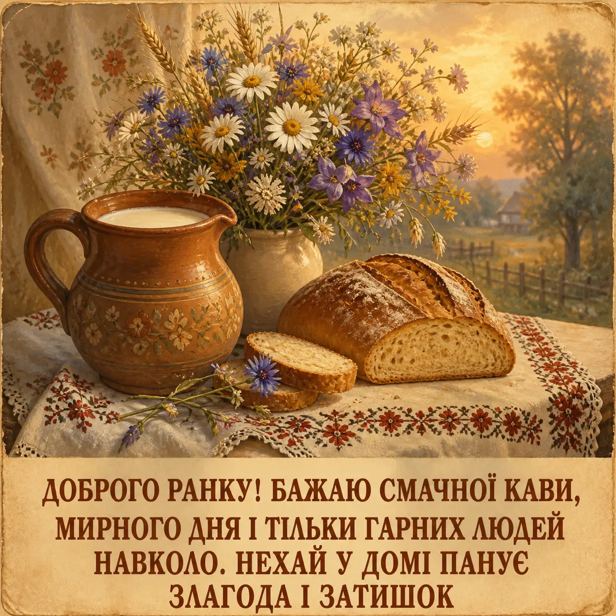 Файні листівки з добрим ранком: душевна добірка для гарного настрою