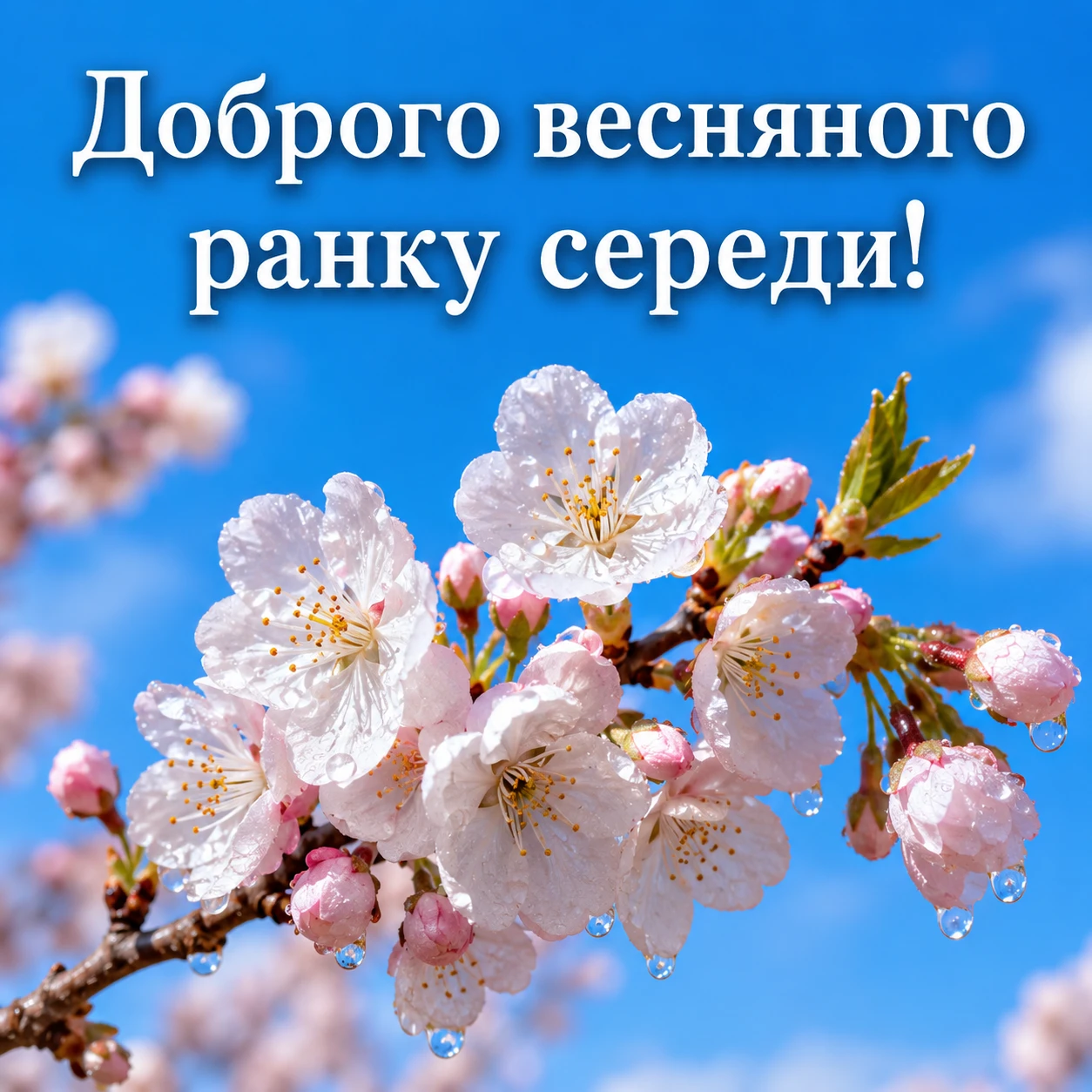 Доброго ранку середи: весна у натхненних картинках та щирих побажаннях
