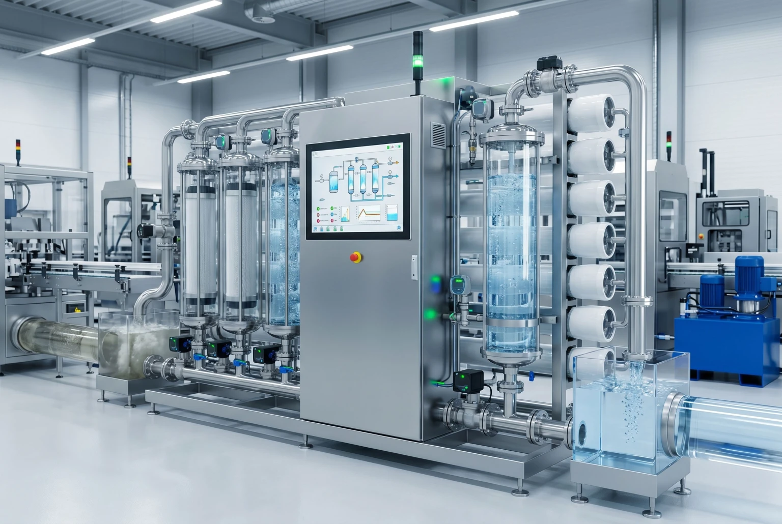 Рішення для промислової водоочистки від Flowix: ефективність, надійність та економія для бізнесу