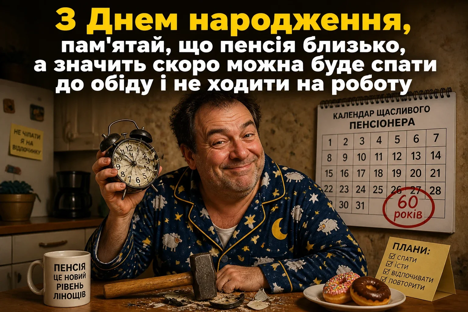 авторські привітання з ювілеєм 60 років мужчині