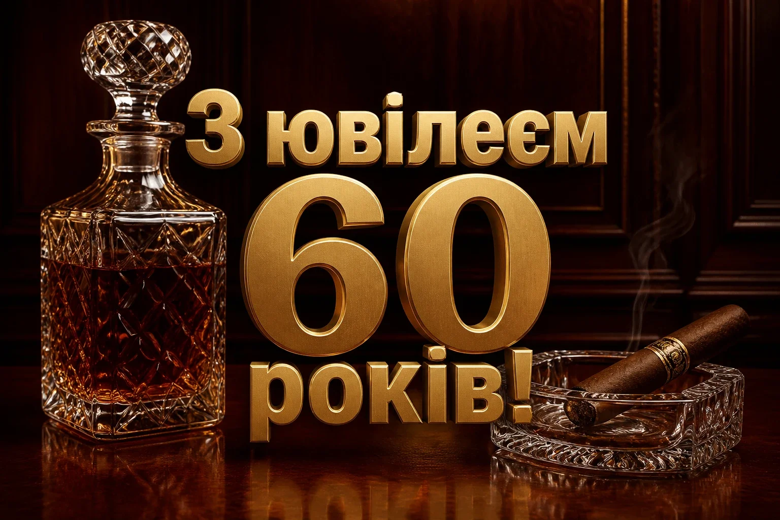 авторські привітання з ювілеєм 60 років мужчині