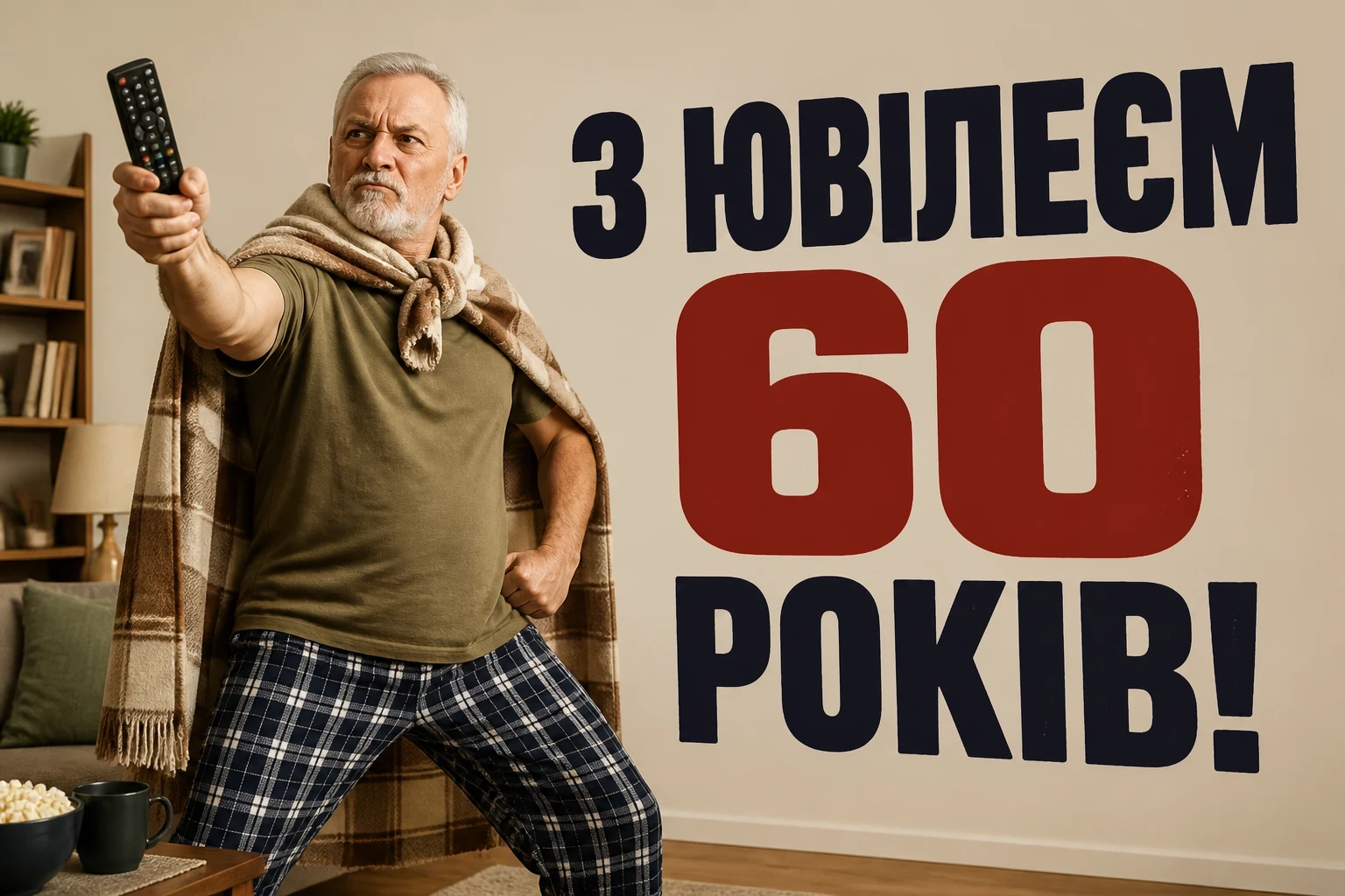 авторські привітання з ювілеєм 60 років мужчині