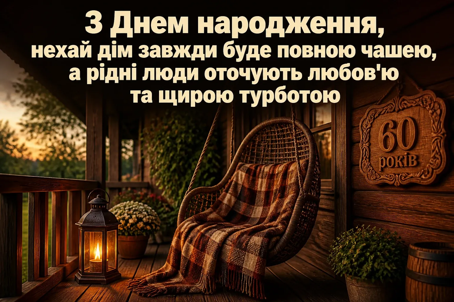 авторські привітання з ювілеєм 60 років мужчині