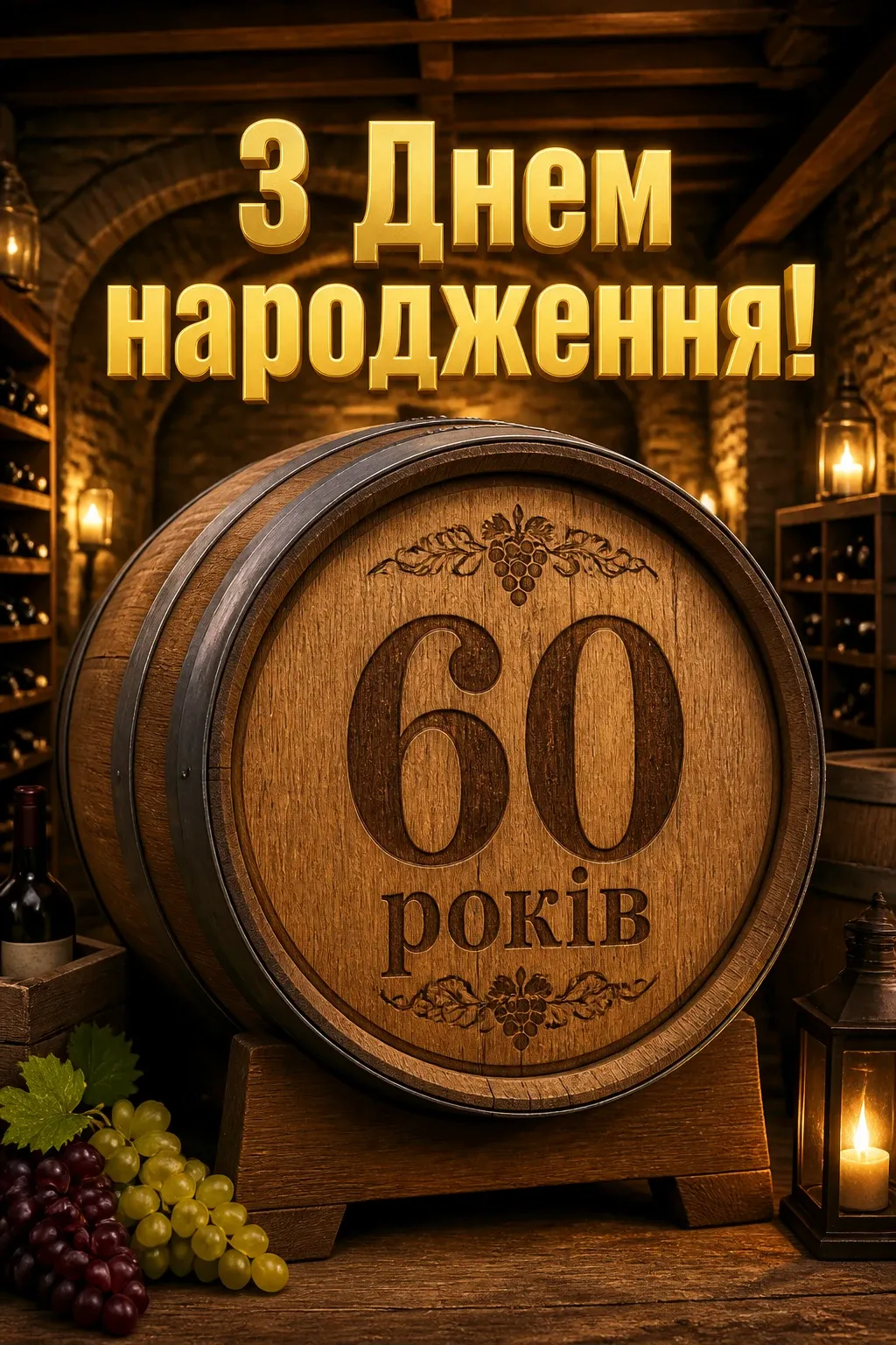 авторські привітання з ювілеєм 60 років мужчині