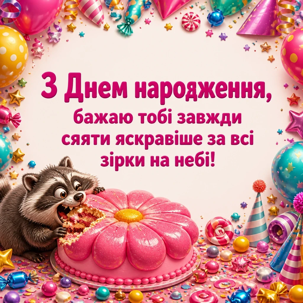 привітання з іменинницею