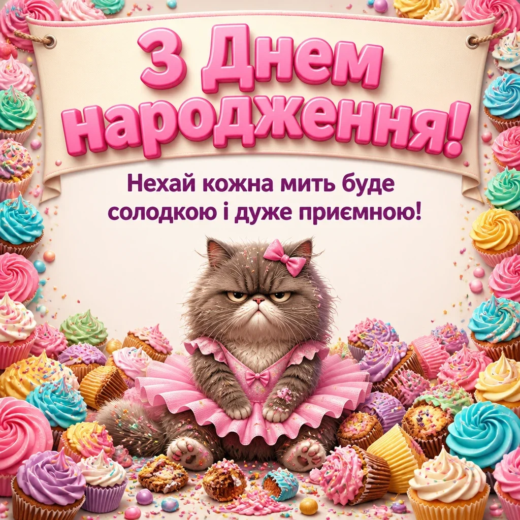 привітання з іменинницею