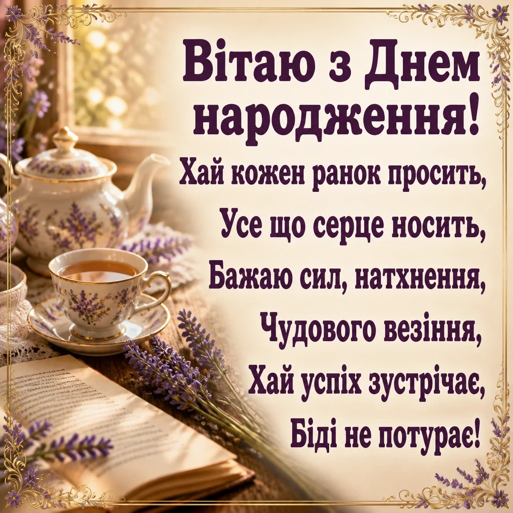 привітання з іменинницею
