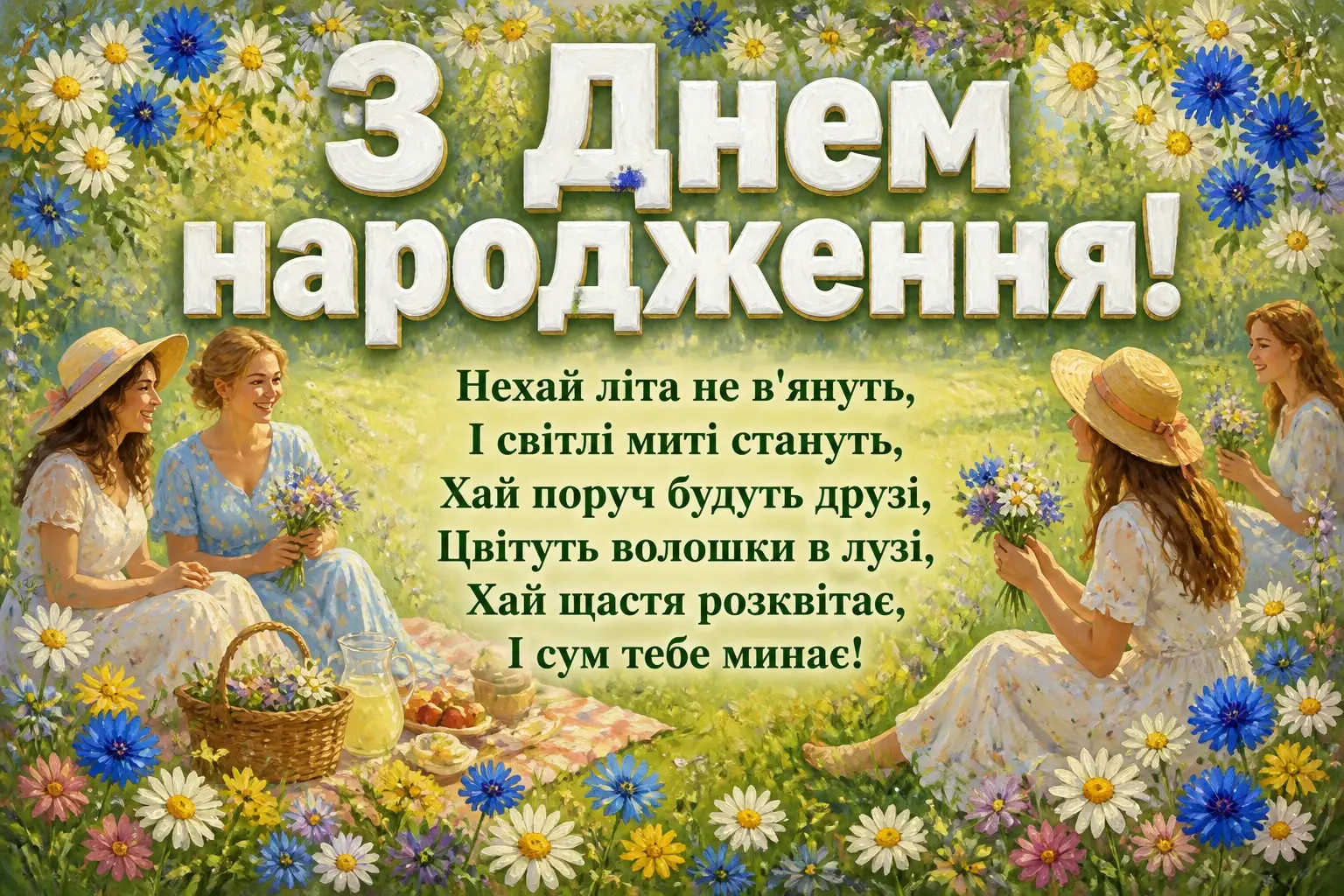привітання з іменинницею