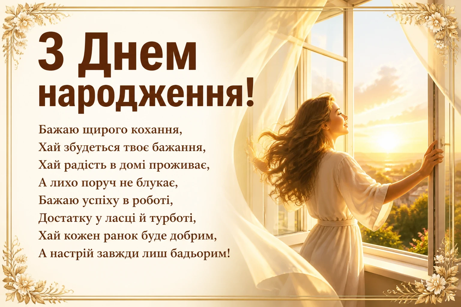 привітання з іменинницею
