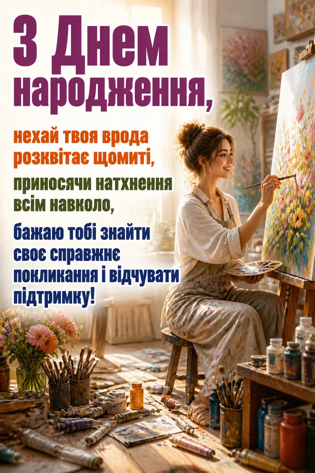 привітання з іменинницею