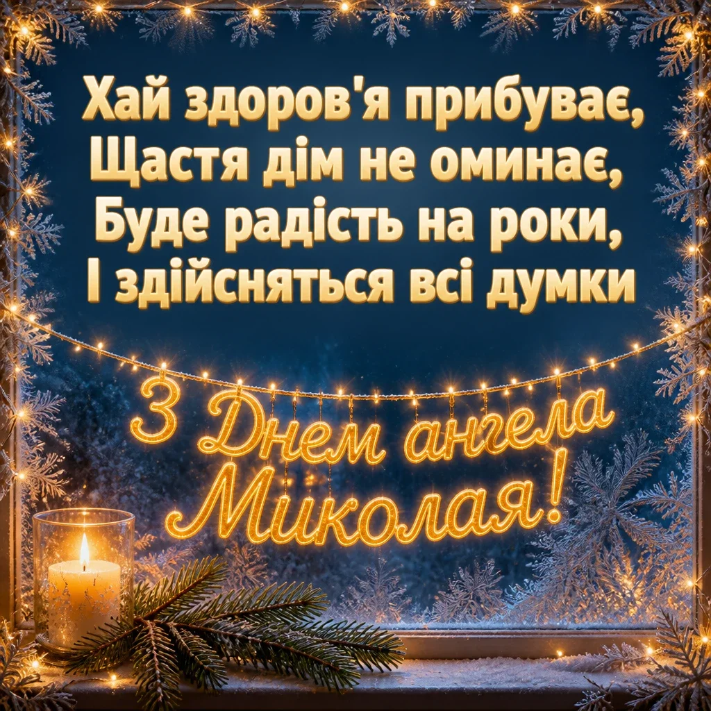 з днем ангела миколая