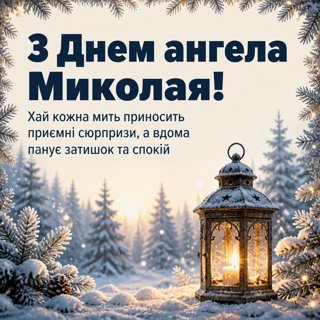 з днем ангела миколая