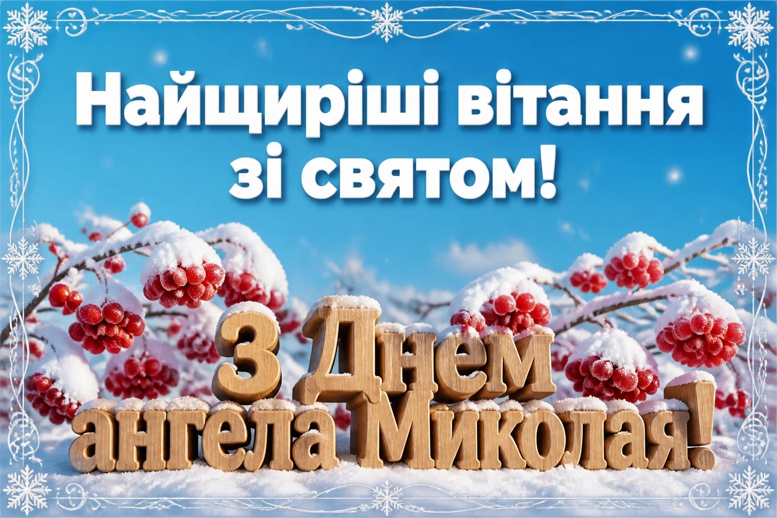 з днем ангела миколая