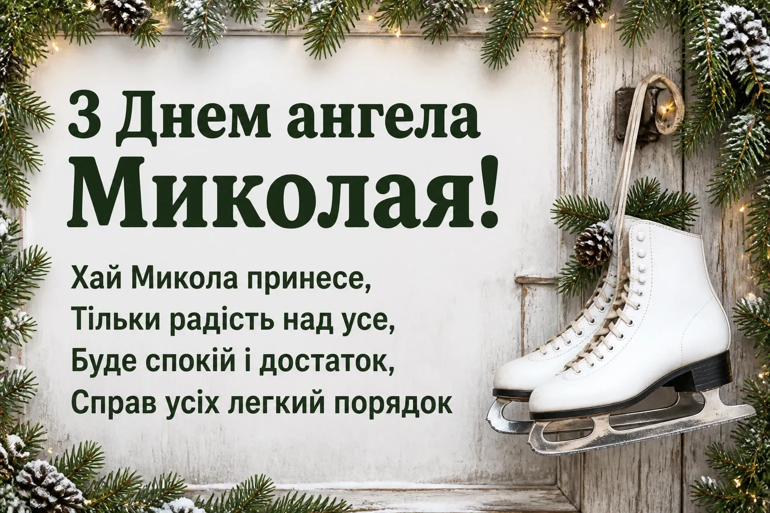 з днем ангела миколая
