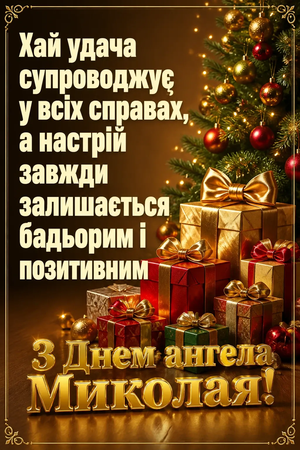 з днем ангела миколая