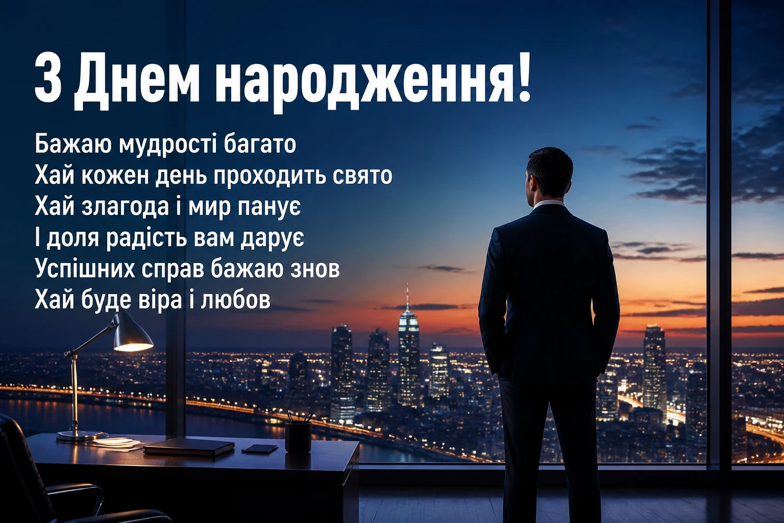 привітання директору з днем народження