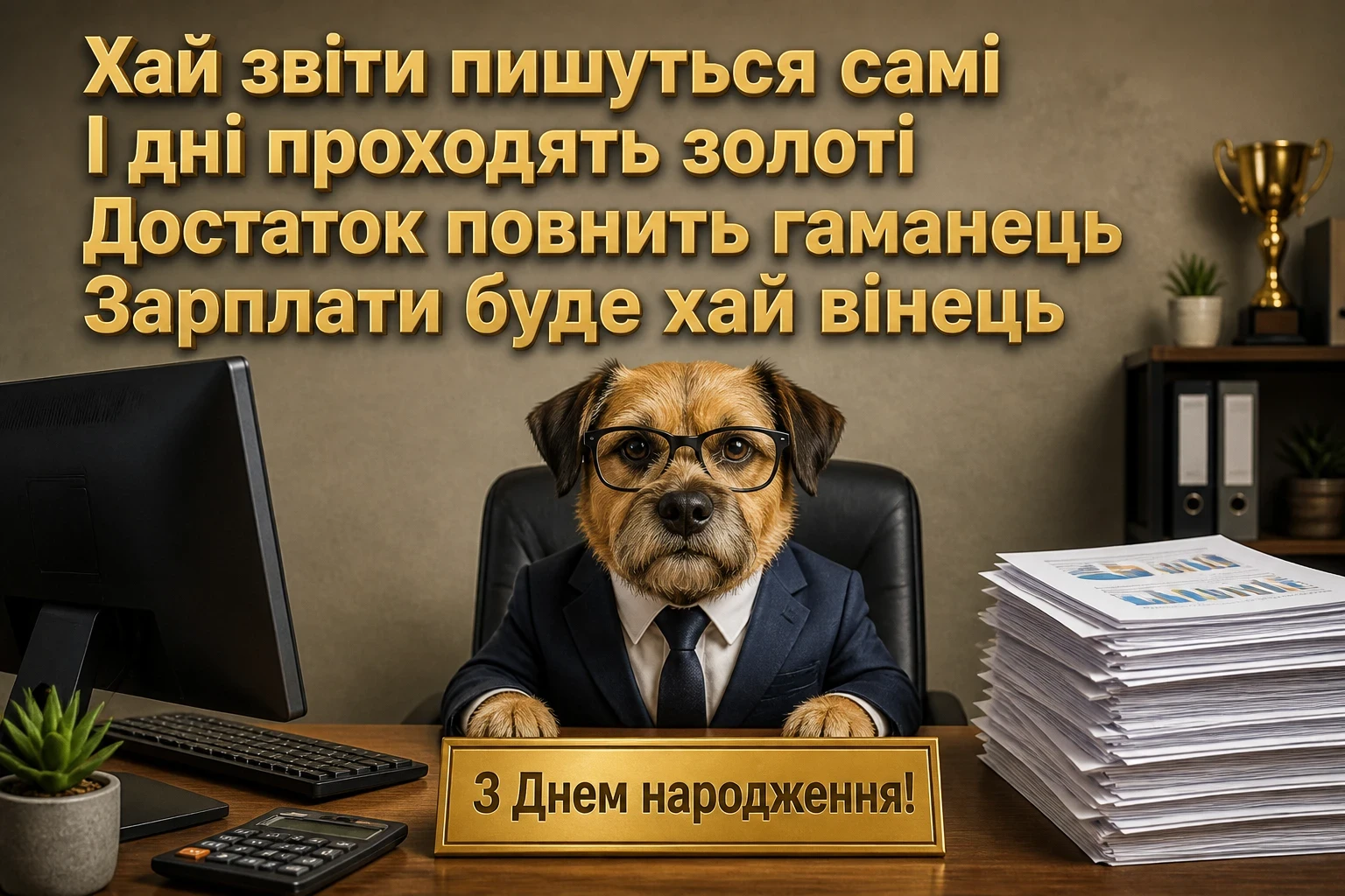 привітання директору з днем народження