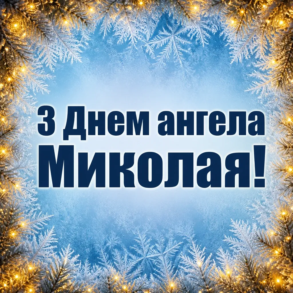 привітання з днем ангела миколая