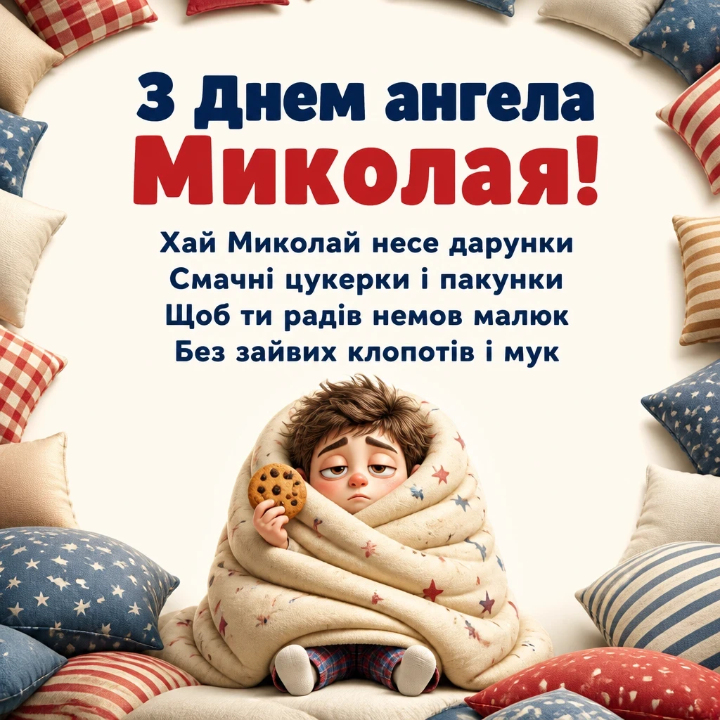 привітання з днем ангела миколая