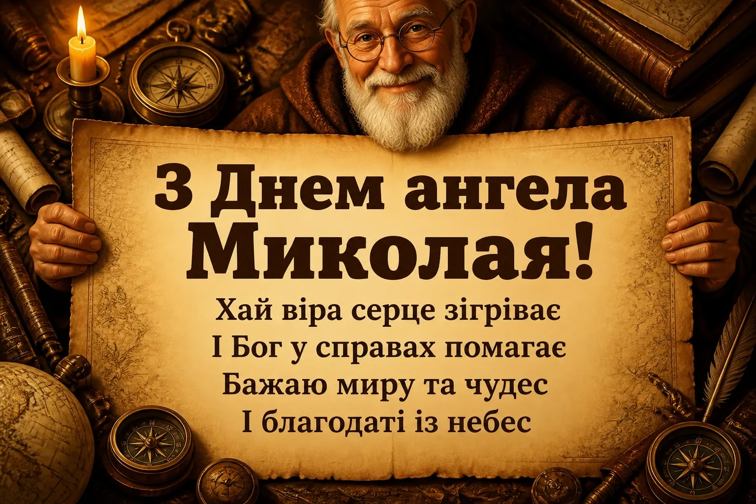 привітання з днем ангела миколая
