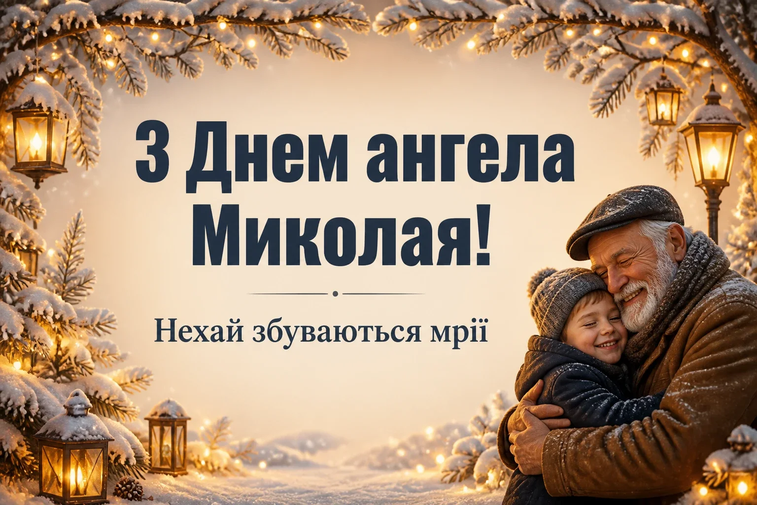 привітання з днем ангела миколая