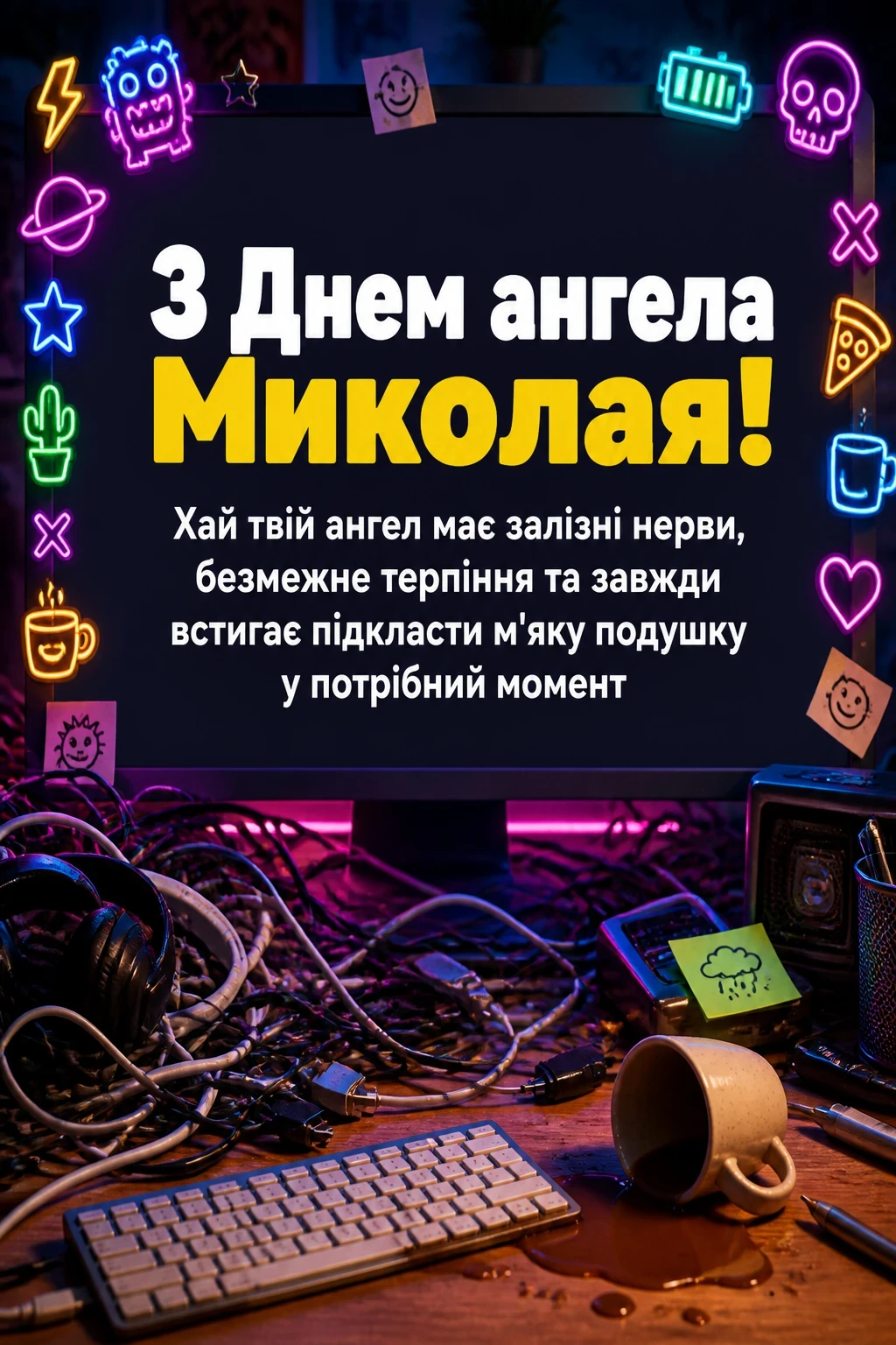 привітання з днем ангела миколая