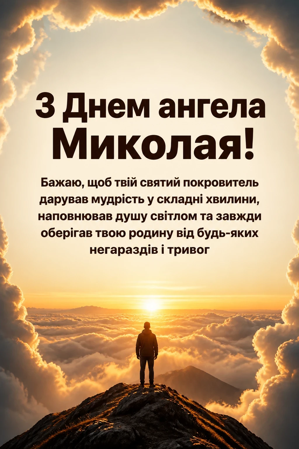 привітання з днем ангела миколая
