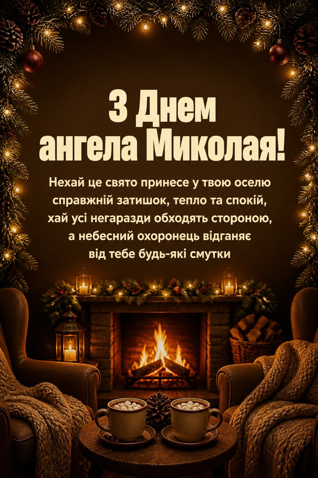 привітання з днем ангела миколая